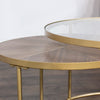 Andrea Nest of 2 Coffee Tables close view picture of the both tables top