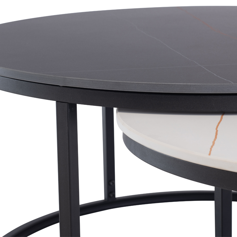 Arnold Nest of Tables Black & White