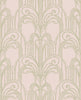 Graham & Brown Art Deco Blush Wallpaper front view picture of the pattern and color shade