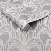 Art Deco Silver Wallpaper picture of the roll of wallpaper