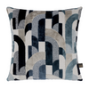 "Scatterbox cushion in blue, perfect for adding texture to your home."

