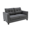 Astrid 2 Seater Sofa in Charcoal - Stylish and Cozy