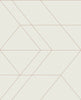 Graham & Brown Balance White & Rose Gold Wallpaper picture of the wallpaper color and pattern