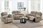 Leather accent chair Barkley 1 Seater Manual Recliner