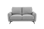 Comfortable two seater sofa Barnaby Fixed Grey
