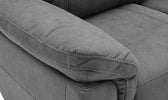 Two-seater couch with a modern touch.