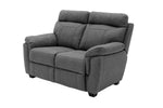 Elegant sofa with seating for two.