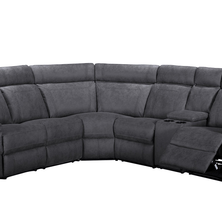 Baxter Corner Sofa Console Unit Blue