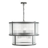 Bianka 6 Light Pendant Matt Black with adjustable height