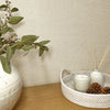 Textured Vinyl Wallpaper - Belgravia Carmella in Cream
