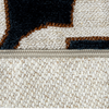 Chic Scatterbox Cushion Carter 40x60cm Navy with geometric design.
