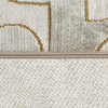 Luxurious Scatterbox Cushion Carter 43x43cm Natural with geometric design
