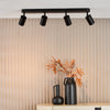 Cawley 4 Light Bar Spotlight Matt Black life style picture