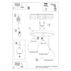 Minimalist black ceiling lights Sollux Lighting Ceiling Lamp ALINO 3
