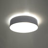 Stylish Sollux Lighting Ceiling Lamp Arena 45 Grey flush mount light