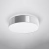 Modern flush mount light fixtures Sollux Lighting Ceiling lamp ARENA 55 grey