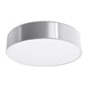LED flush mount ceiling light Sollux Lighting Ceiling lamp ARENA 55 grey