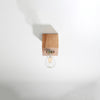 LED flush mount ceiling light in natural wood - Sollux Lighting Ceiling Lamp ARIZ