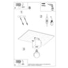 Stylish wooden flush mount ceiling light - Sollux Lighting Ceiling Lamp ARIZ
