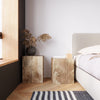 Wooden flush ceiling light for home interiors - Sollux Lighting Ceiling Lamp ARIZ