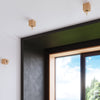 Natural wood LED flush mount light - Sollux Lighting Ceiling Lamp ARIZ