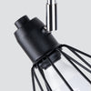 Semi flush mount lighting Ceiling lamp ARTEMIS 2 black for living rooms in black