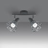 Industrial white metal finish Ceiling lamp ARTEMIS 2 white for a sleek look