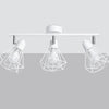 Versatile Ceiling lamp ARTEMIS 3 white for living rooms, bedrooms, or hallways