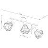 Ceiling lamp ARTEMIS 3 white for any room