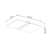 Contemporary lighting Sollux Lighting Ceiling Lamp Azalia flush ceiling lights