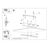 Sleek flush mount light Sollux Lighting Ceiling Lamp Azalia in white glass
