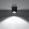 Contemporary flush mount ceiling light with energy-saving led lights