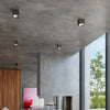 Space-saving and ideal for low ceilings Ceiling lamp BLAKE black