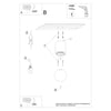 Minimalist flush mount ceiling light Sollux Lighting Ceiling Lamp BOOMO 12
