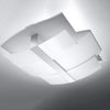 Modern flush mount light fixtures Sollux Lighting Ceiling Lamp CELIA chrom