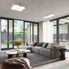 Flush ceiling lights Sollux Lighting CIRCLE 1 for large rooms
