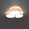 Circular geometry for modern interior decor Ceiling lamp CIRCLE 3B white