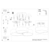 Seamless installation against the ceiling Ceiling lamp CIRCLE 3B white