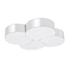 White flush ceiling lamp Sollux Lighting CIRCLE 4 design