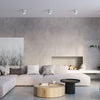 Modern flush lights for ceiling Sollux Lighting Ceiling Lamp Cullo Concrete