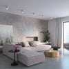 Custom lighting flush mount Sollux Lighting Ceiling Lamp Cullo Concrete