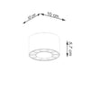 Home accessories, Sollux Lighting Ceiling Lamp DIO White LED
