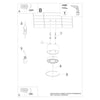 Minimalist flush mount Sollux Lighting Ceiling Lamp DIO White LED
