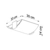Matte glass flush mount Sollux Lighting Ceiling Lamp EMILIO