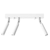 White Sollux Lighting Ceiling Lamp EYETECH 3 modern design