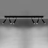 LED ceiling lights Sollux Lighting Ceiling lamp EYETECH 6 in black