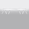 Semi flush ceiling lights Sollux Lighting Ceiling lamp EYETECH 6 white