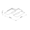 Minimalist flush mount ceiling lamp Sollux Lighting Ceiling Lamp Fabiano