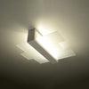 Sleek Sollux Lighting Ceiling Lamp FENIKS 2 White for contemporary interiors
