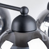 Elegant black lighting semi flush ceiling with durable materials